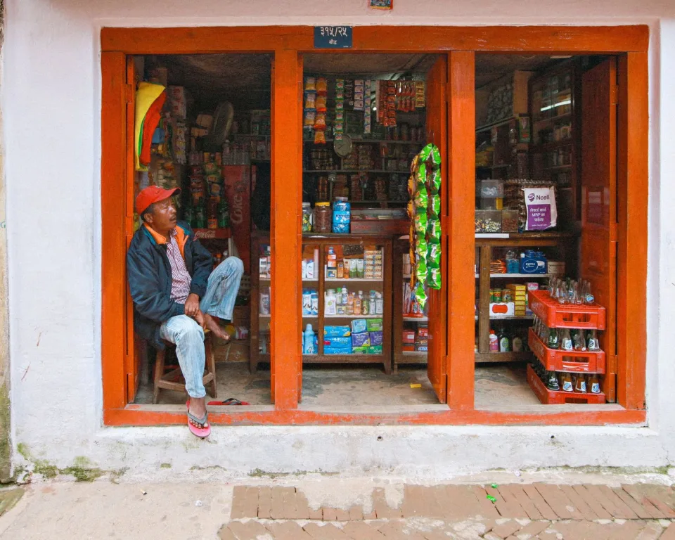 Thùng nước mát, đá viên và kem que
